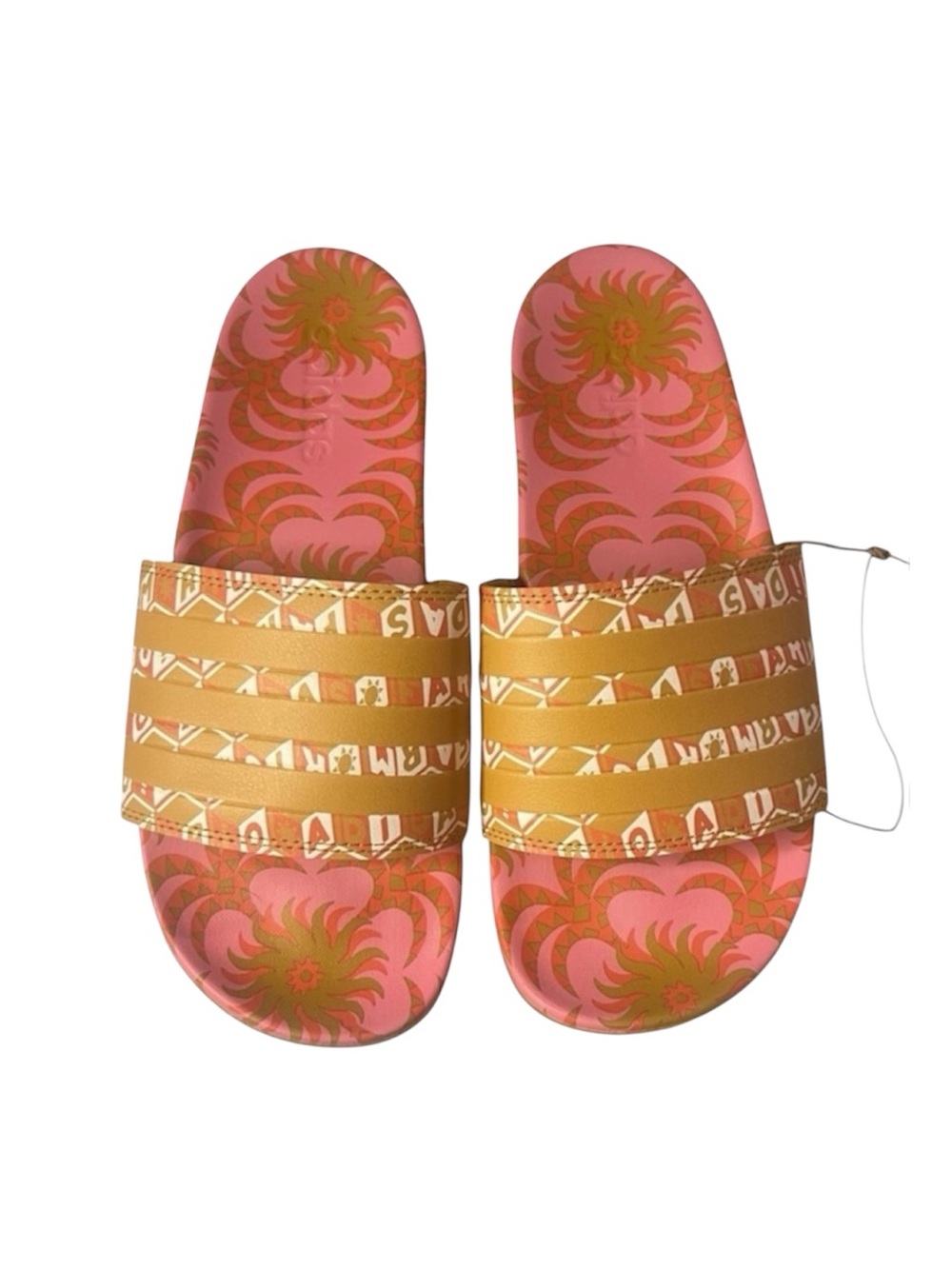 Adidas X Farm Adilette Comfort Slide Tropical